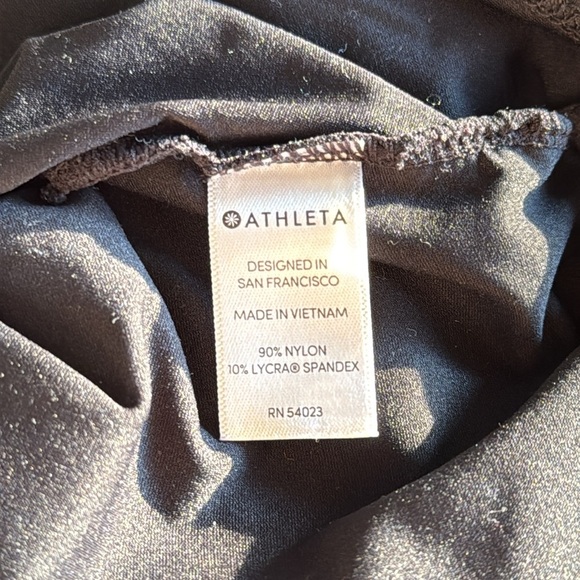 Athleta Women’s Small Asymmetrical Sunlover Hilo UPF Dress Black Outdoor - Picture 9 of 9